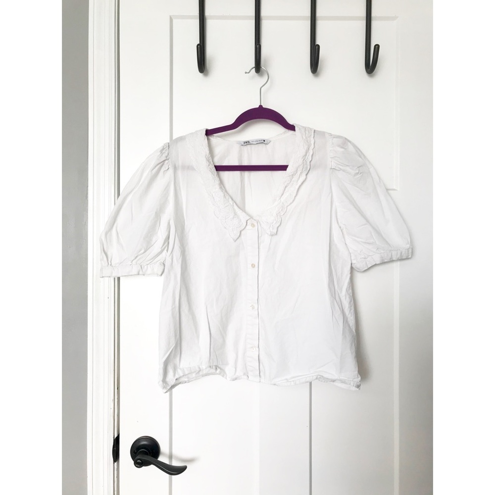 Zara Collard Blouse